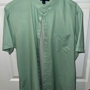Mizzen+Main Mint Green Button Down Shirt